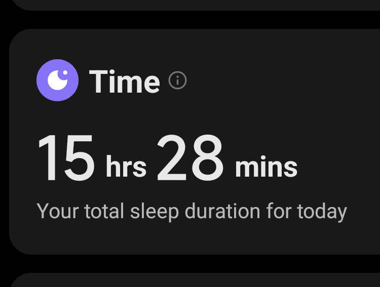 I'm not tired. 🥺
I'm sorry for not lurking or chatting or engaging, for not streaming and stuff.

I rest whenever I can, work has been always tiring.