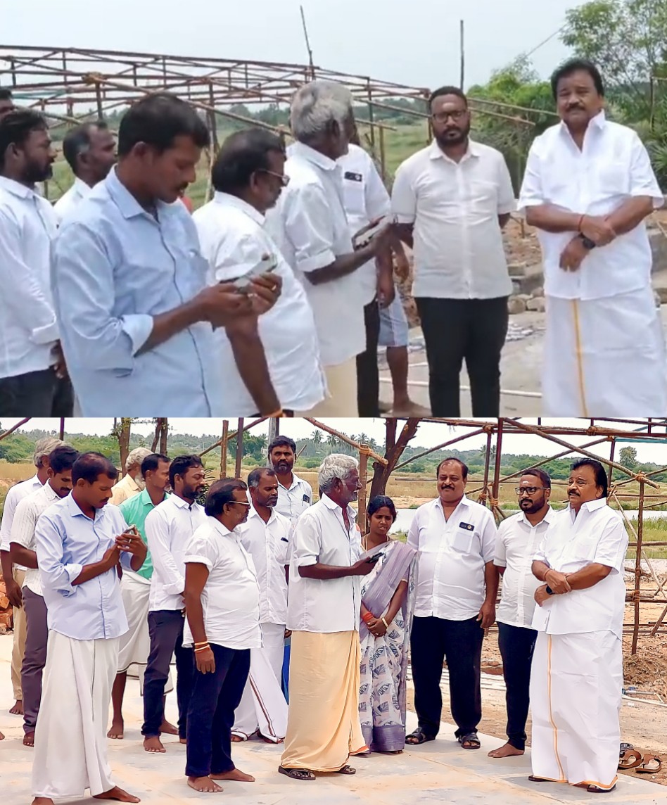 agsambath's tweet photo. முகையூர் ஒன்றியம் மாரங்கியூர் ஆற்றங்கரை ஓரத்தில் ராஜராஜ சோழன் தாயார் வானமாதேவி அவர்களால் கட்டப்பட்ட கோவில்  சிதலமடைந்த நிலையில் உள்ள சிவன் கோவிலை புதுப்பிக்கும் பணி தொடங்கியது அதனை நான் பார்வையிட்ட போது... https://t.co/RvztMlTi8b