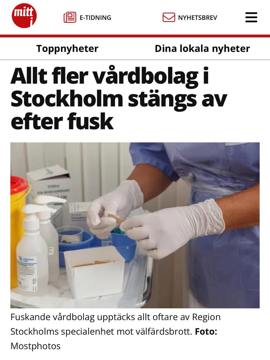 Några viktiga saker S-ledda Region Stockholm gör:
- Kortar köer i vården
- Anställer fler sjuksköterskor
- Bekämpar fusk och fel. Vården är till för patienterna. Den ska inte vara kassako för kriminella.