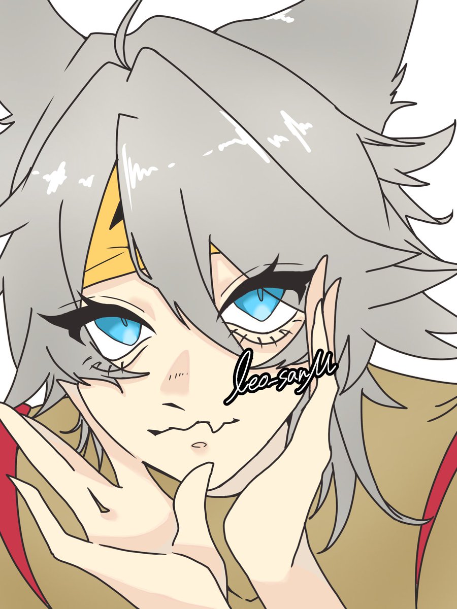 時間なくて落書きになっちゃったけど<a href="/nnata014/">鉈雲 顔あり</a> の子
ガロくんモニュモニュしてみた