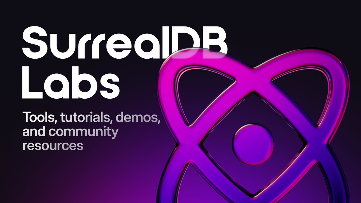 SurrealDB Labs brings together tools, tutorials, demos, and community resources for our multi-model database. Power your next project by exploring the ecosystem. 👉 sdb.li/3GY1l95