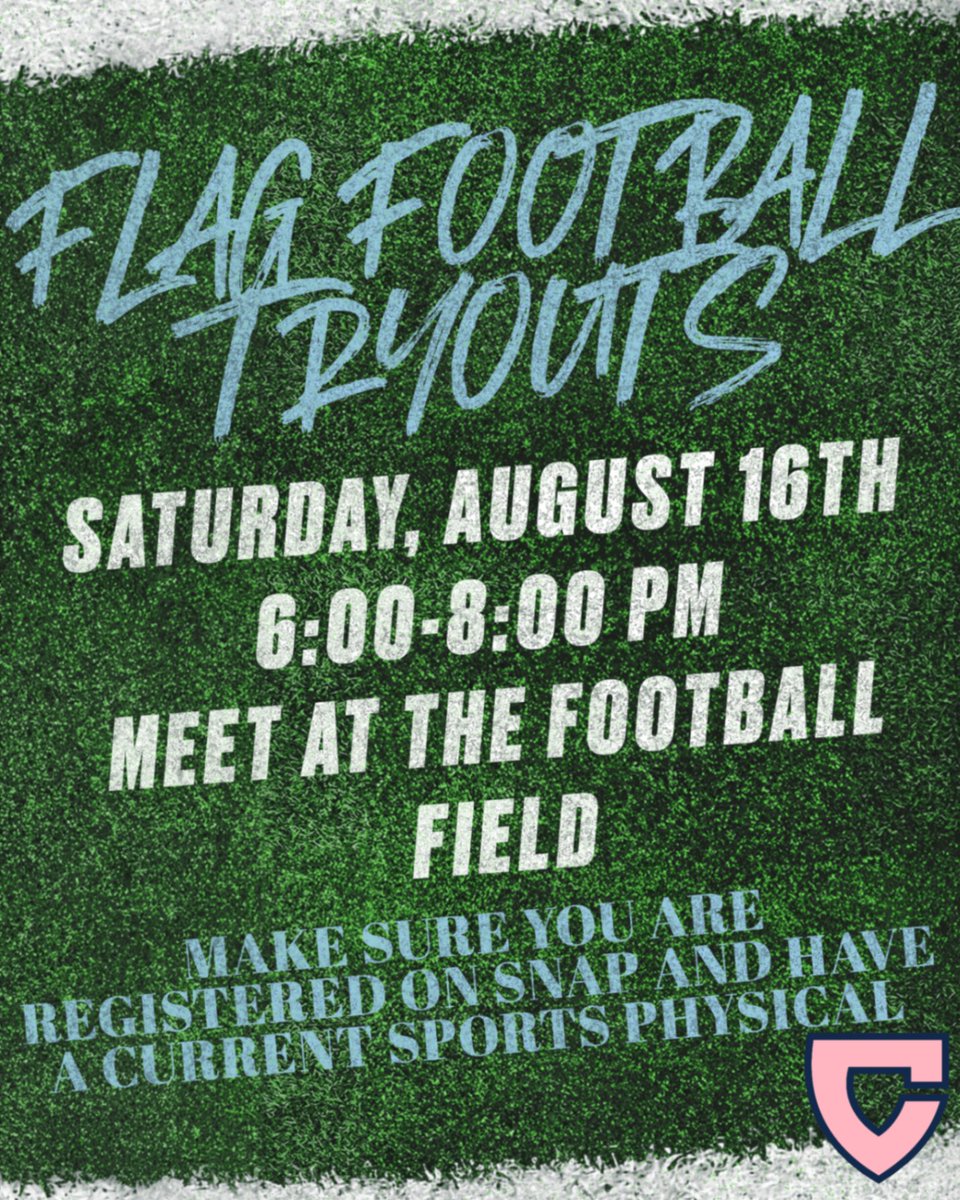 Charger Girls Flag Football is on the rise — and we want YOU. 💯 Let’s change the game together. #TryoutSeason #GirlsInSports #GameChanger