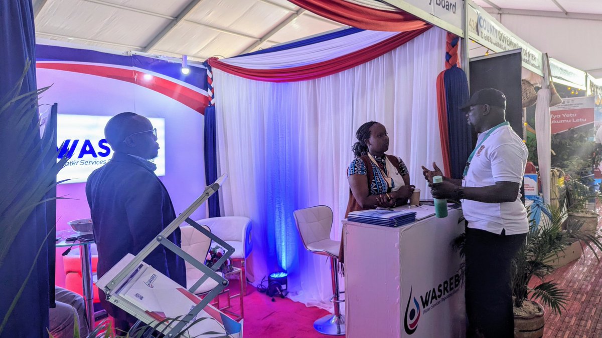 WASREB is proud to participate in the 2025 Devolution Conference in  Homabay County ,officially opened by the President H.E. Dr. William Samoei Ruto.

We are engaging stakeholders and consumers at our exhibition stand on water services and its regulation.

#WaterServicesForAll