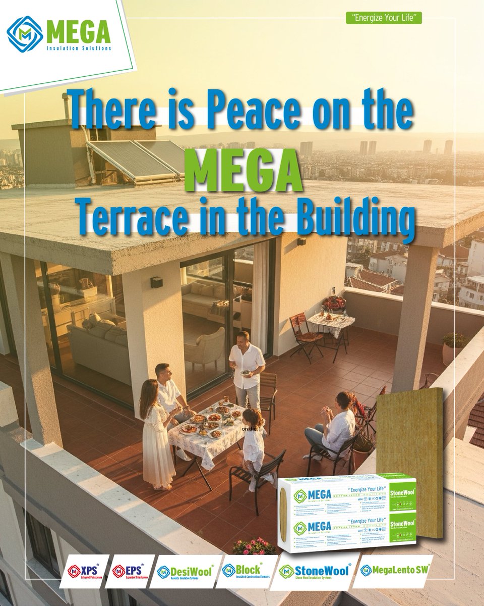 megainsulation's tweet photo. 🇹🇷Mega Teras Çatı Levhası, güneşin sıcaklığını dengeler. Yaz sohbetlerinizin konforunu daha da artırır.
🇬🇧Mega Terrace Roof Sheet balances the heat of the sun. It further increases the comfort of your summer conversations.

info@megainsulation.com.tr  https://t.co/810yJVBf1v https://t.co/L8k34bL5LN