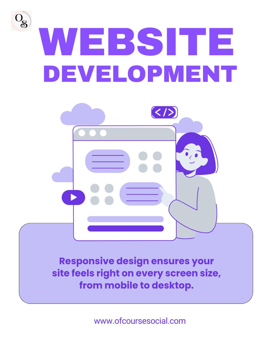 OfcourseSocial's tweet photo. 🌐 Your website is your business’s digital home — make it inviting, responsive, and unforgettable.

#WebsiteDevelopment #ResponsiveDesign 
#WebDesign #UserExperience #WebsiteDesign 
#OnlinePresence #WebSolutions 
#DigitalMarketing #BusinessWebsite https://t.co/89doOIb3nP