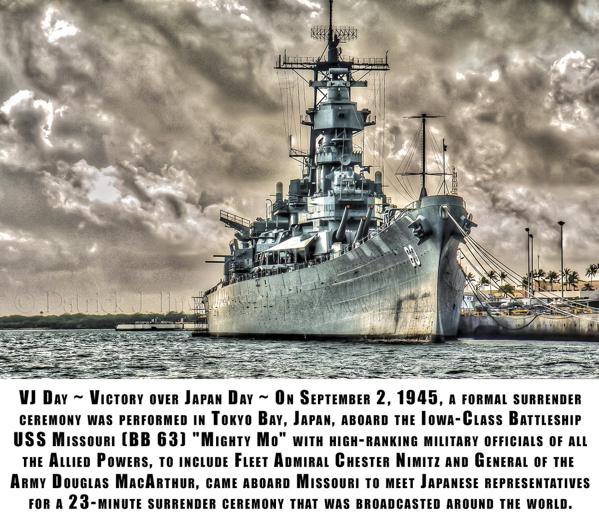 Patrickmag12chu's tweet photo. #NeverForget #NeverQuit #V-J Day #VictoryOverJapan #8/14/1945 #9/2/1945 #UUS_Missouri #BB63 #WWII @robertpatrickt2 @newyorkmyke @RTWashDC @Roll2Remember @jchenelly @4WARDproject @ClausGunny https://t.co/qexmkVfFbd
