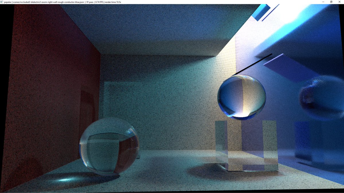 tigratigratigra's tweet image. progress with grok and gpt 5 ideas implementation.
vertex connection from bidirectional path tracing is added to sppm. yes, I have visible photon hash grid but it can be fixed
#experiments #sppm #path #tracing #rtx