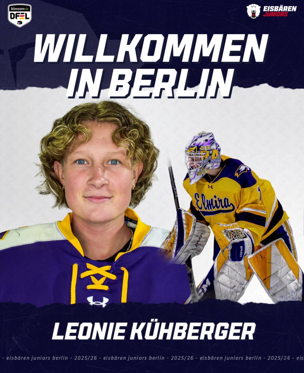 Congratulations to Leonie Kuehberger '21 on signing her contract to play professional hockey for <a href="/ebjuniors/">Eisbären Juniors</a>  in Berlin, Germany!

📸: <a href="/ebjuniors/">Eisbären Juniors</a>