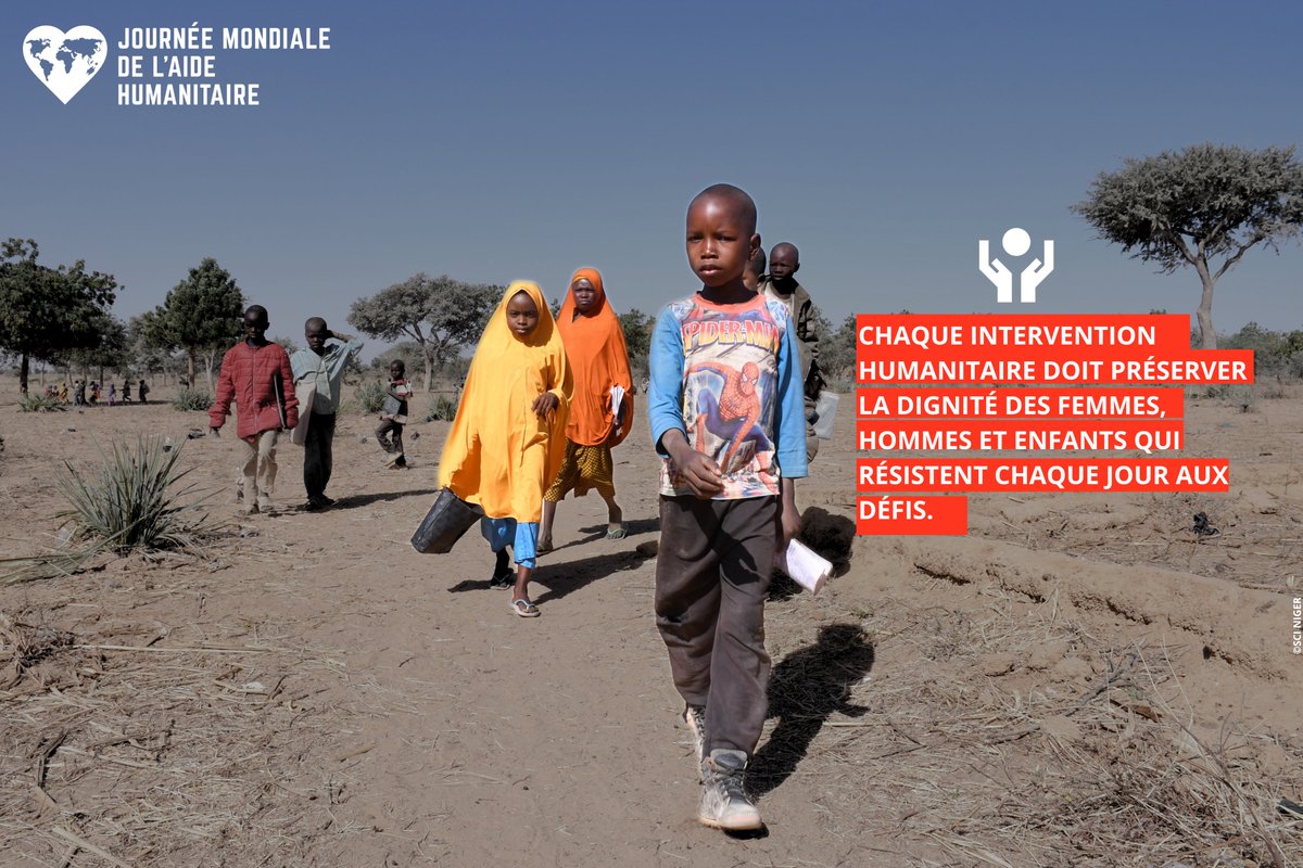 Respecter la dignité, au-delà du secours, Chaque intervention humanitaire doit préserver la dignité des femmes, hommes et enfants qui résistent chaque jour aux défis.
#JMAH2025 #Agirpourlhumanité #Niger 🇳🇪
