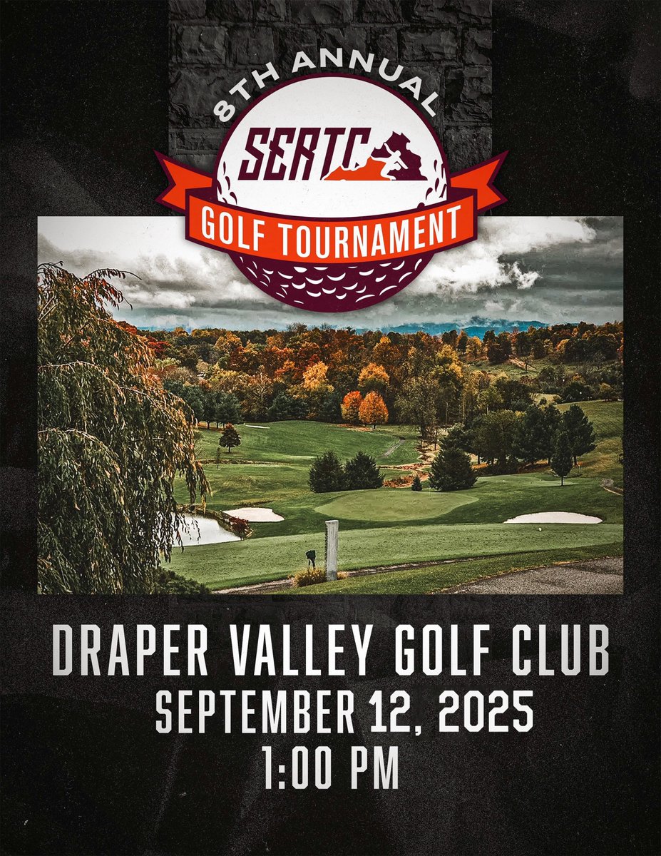 🏌️,🤼, &amp; 🏈 - that's a #Hokies weekend! Registrations still rolling in &amp; sponsorship opportunities are still available! Link in bio to get locked in for the 8th Annual SERTC Golf Tournament!
🔗 southeast-rtc.com/golfouting2025

Registration closes 09/05
#ALLINALLTHETIME #Hokies 🦃