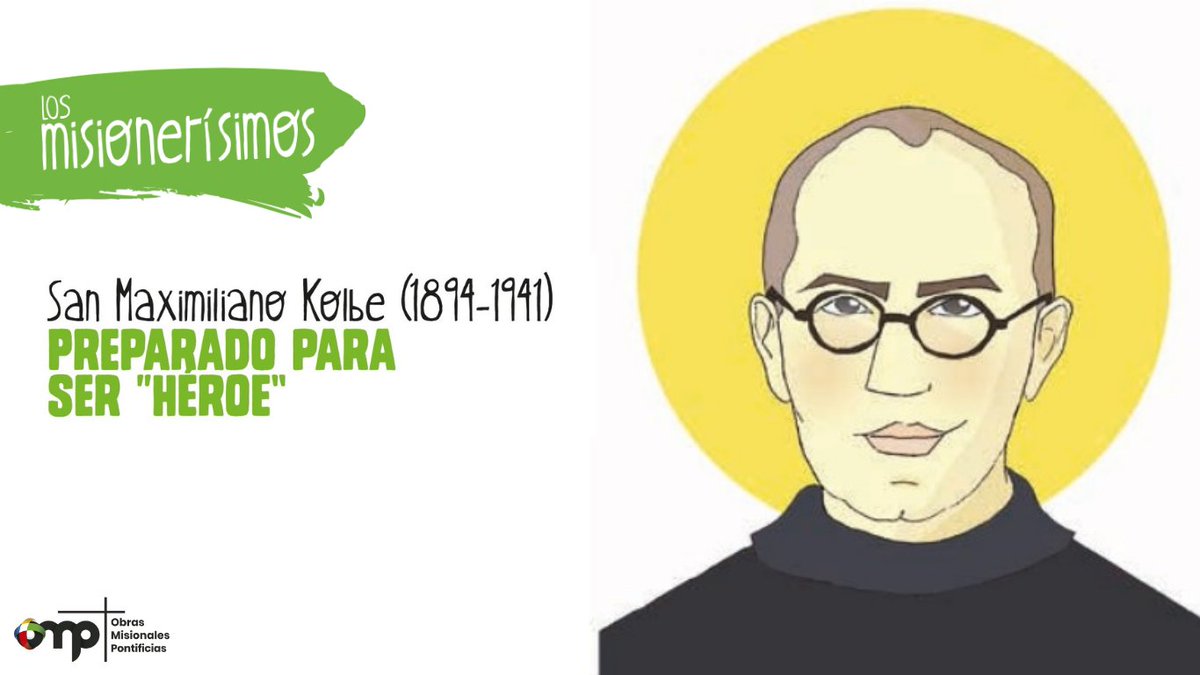 Hoy celebramos a San Maximiliano Kolbe, un gran santo del siglo XX que se ofreció a morir en lugar de un padre de familia en el campo de concentración de Auschwitz. En la revista Gesto, queremos acercar su vida a los más pequeños. ¡Puedes verla aquí! 👉🏾 bit.ly/4lxFLqj