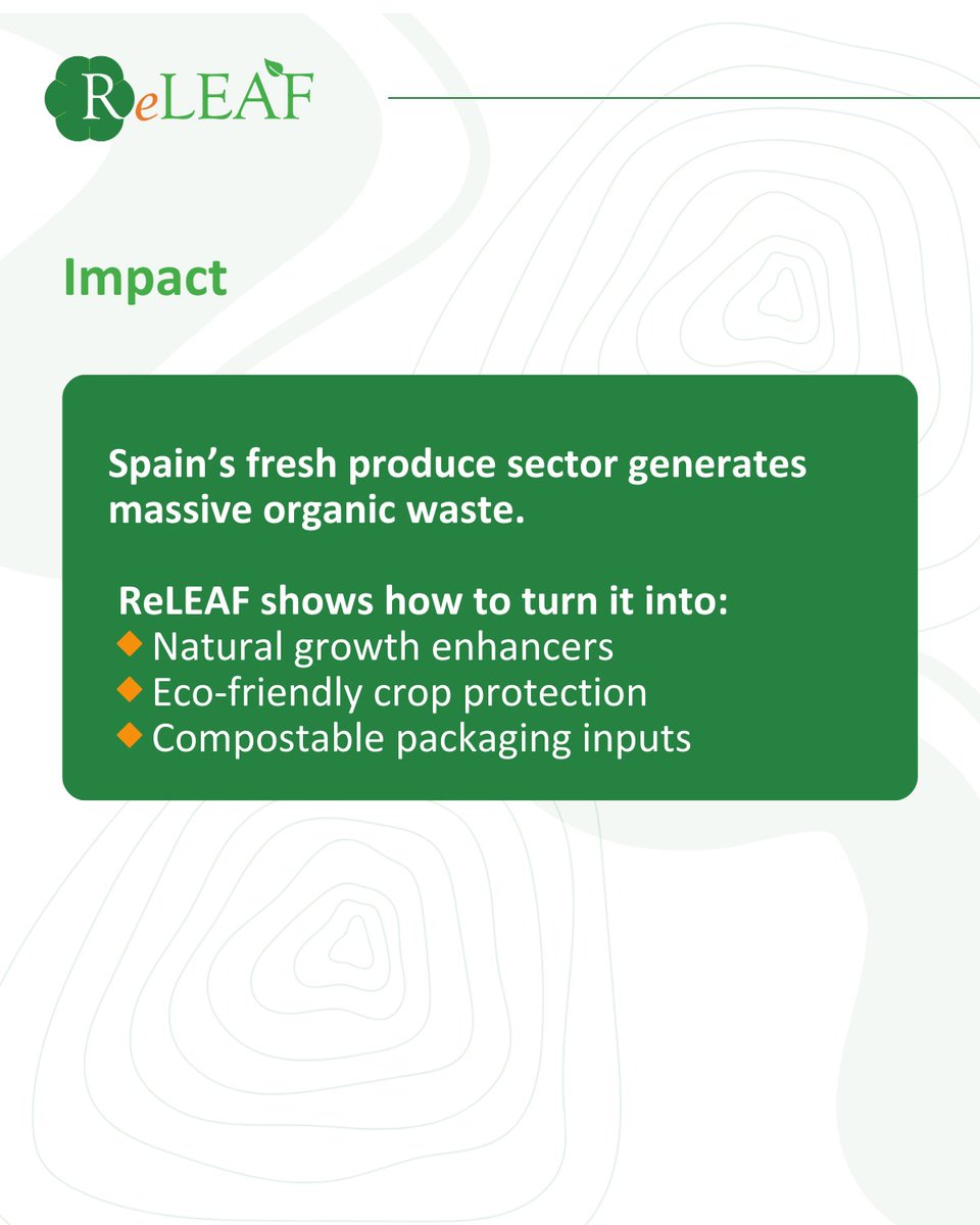 ReLEAF Project EU (@releafprojecteu) on Twitter photo ๐#ReLEAF technology demo sites: transforming agricultural waste into high-value farming inputs!
#ANECOOP and <a href="/AerisTec/">Aeris Tecnologรญas Ambientales</a> are working together to optimize the production of biostimulants through SSF at lab scale.
Learn more about our technology demo sites: ow.ly/TeoJ50WFLGX ๐#ReLEAF technology demo sites: transforming agricultural waste into high-value farming inputs!
#ANECOOP and <a href="/AerisTec/">Aeris Tecnologรญas Ambientales</a> are working together to optimize the production of biostimulants through SSF at lab scale.
Learn more about our technology demo sites: ow.ly/TeoJ50WFLGX
