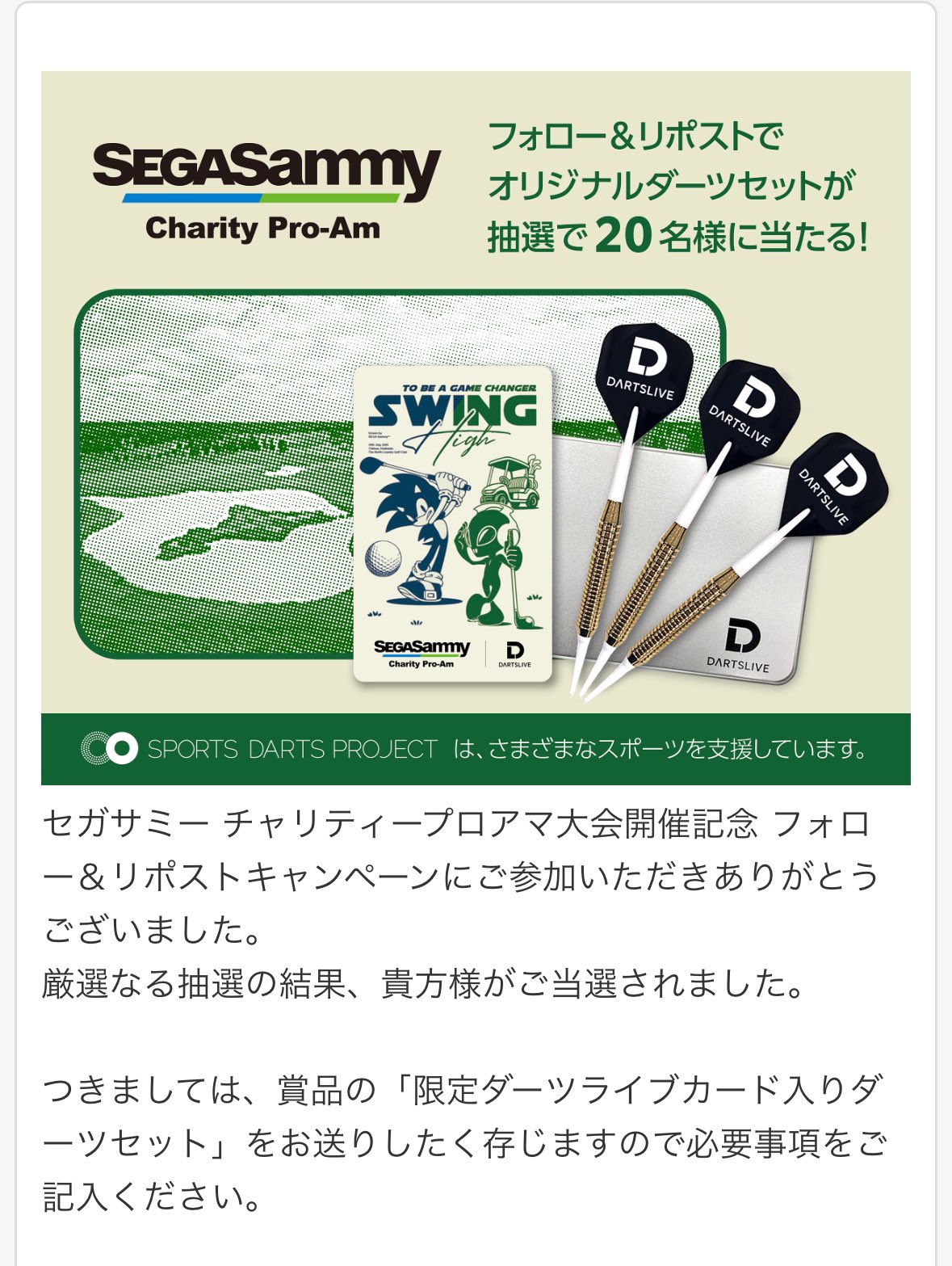 新品・未使用・非売品】ダーツライブカード ENJOY DARTS