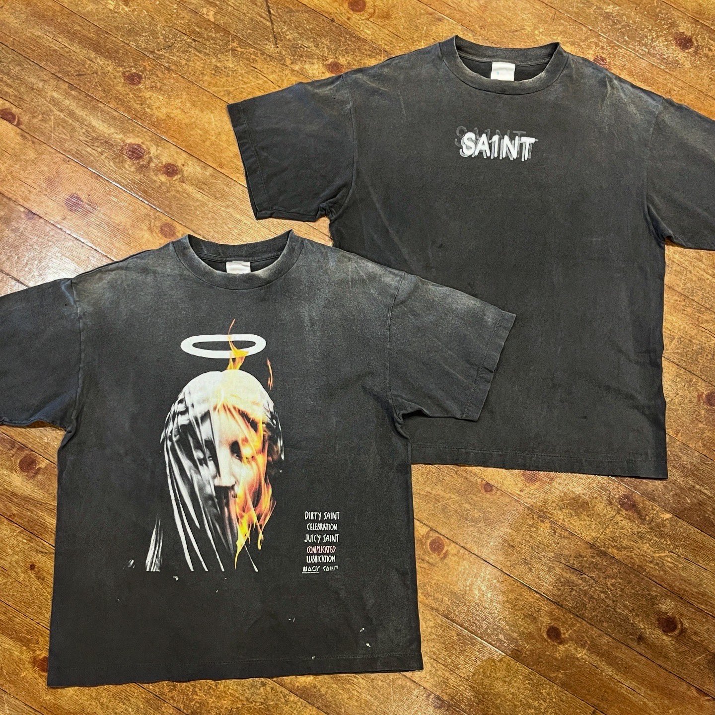 TENBLANK　セントマイケル　コラボ　Tシャツ　正規品 TENBLANK×©SAINT Mxxxxxx (セント マイケル)スペシャルコラボ