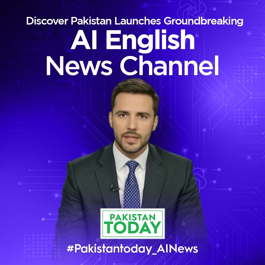 Rooh_a_Ishq's tweet photo. Pakistan makes history 🇵🇰.

Launching the world’s first-ever AI-powered English news channel,  a revolution in global journalism.

@PakTodayEngl|@kaiserrafiq 
@DiscoverpakTv 
#PakistanToday_AINEWS https://t.co/A3iqwONnrU