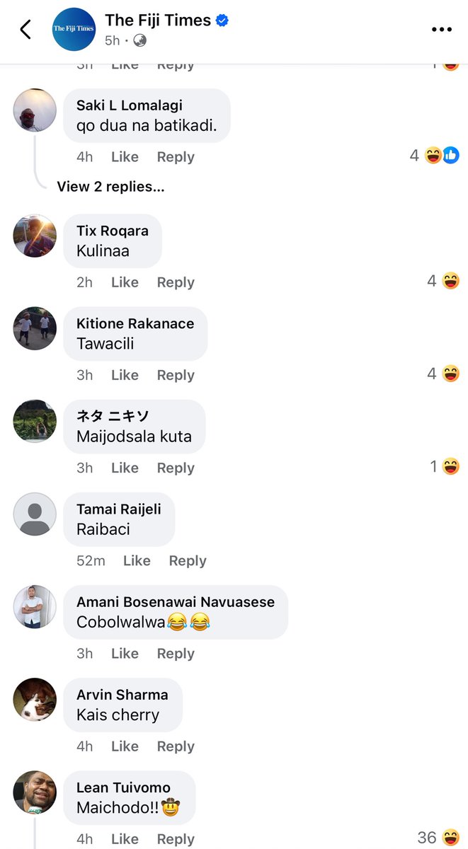 Youth wants to join politics and our friendly iTaukei brethren react with slurs and swears.

But hey we are a  God loving Christian nation.