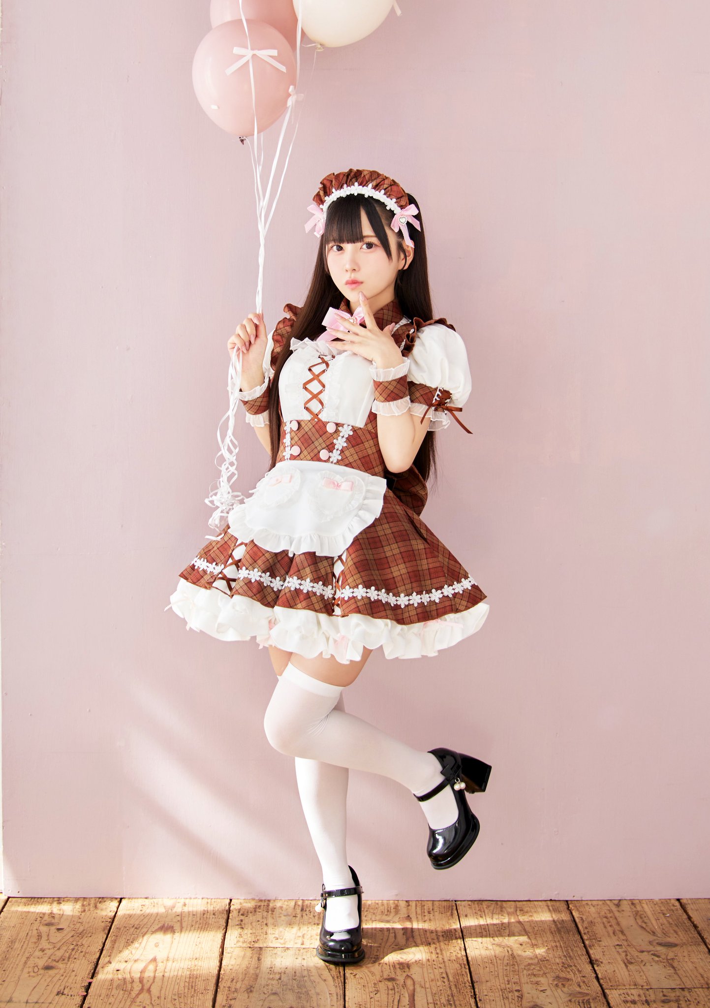 あっとほぉーむカフェコラボ ピンクショコラティエメイド服 Malymoon Malymoon あっとほぉーむカフェコラボ ピンクショコラティエメイド