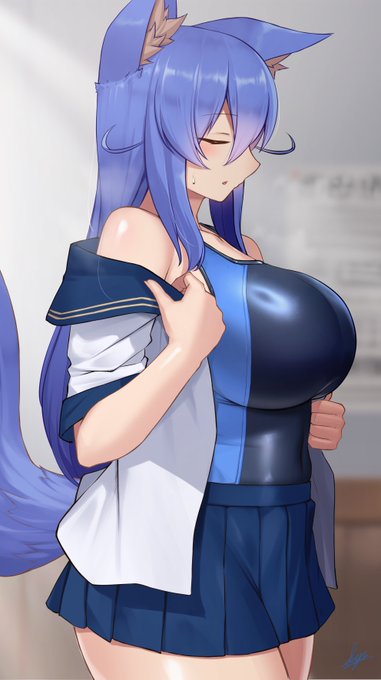 #なんの脈絡もなく水着イラストを再掲して最近フォローしてくれたフォロワーを怖がらせましょう 