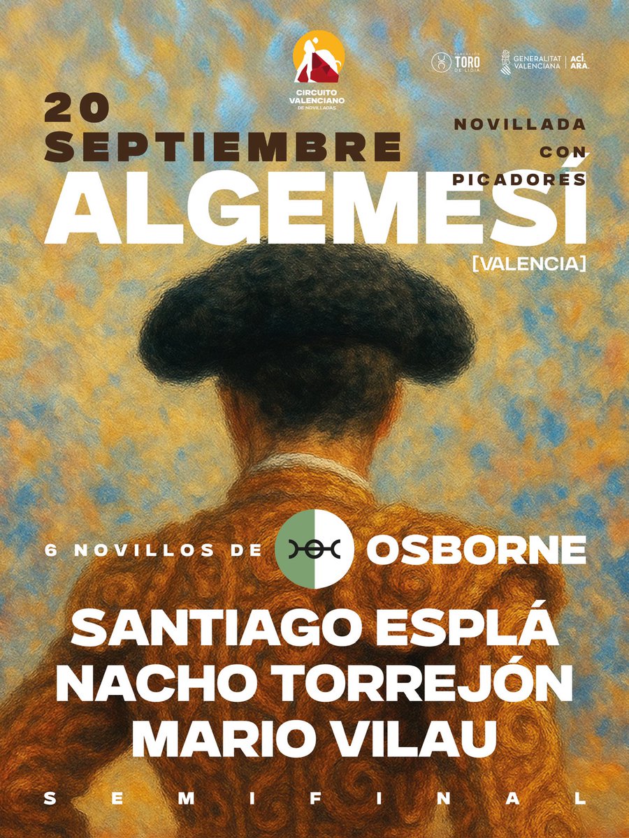 💥𝐋𝐎𝐒 𝐂𝐀𝐑𝐓𝐄𝐋𝐄𝐒 𝐎𝐅𝐈𝐂𝐈𝐀𝐋𝐄𝐒 𝐃𝐄 𝐋𝐀𝐒 𝐒𝐄𝐌𝐈𝐅𝐈𝐍𝐀𝐋𝐄𝐒 𝐃𝐄𝐋 𝐂𝐈𝐑𝐂𝐔𝐈𝐓𝐎 𝐕𝐀𝐋𝐄𝐍𝐂𝐈𝐀𝐍𝐎 𝐃𝐄 𝐍𝐎𝐕𝐈𝐋𝐋𝐀𝐃𝐀𝐒 𝟐𝟎𝟐𝟓💥

✍🏼Anota todas las fechas para no perderte ninguna 

#CircuitoValencianodeNovilladas💛