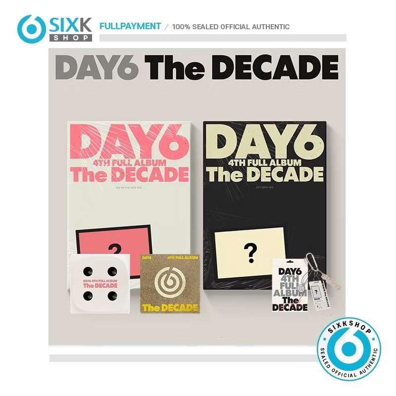📀 (NO POB) DAY6 4th Full Album The Decade
Starts at ₱527 🧡 Only on the orange app!

Link: s.shopee.ph/5AiHozkPHc