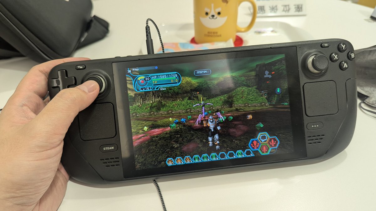 昨天弄了好久就是想在Steam Deck 上面順跑，畢竟是十周年加成時間😇😇😇😇

#ephinea