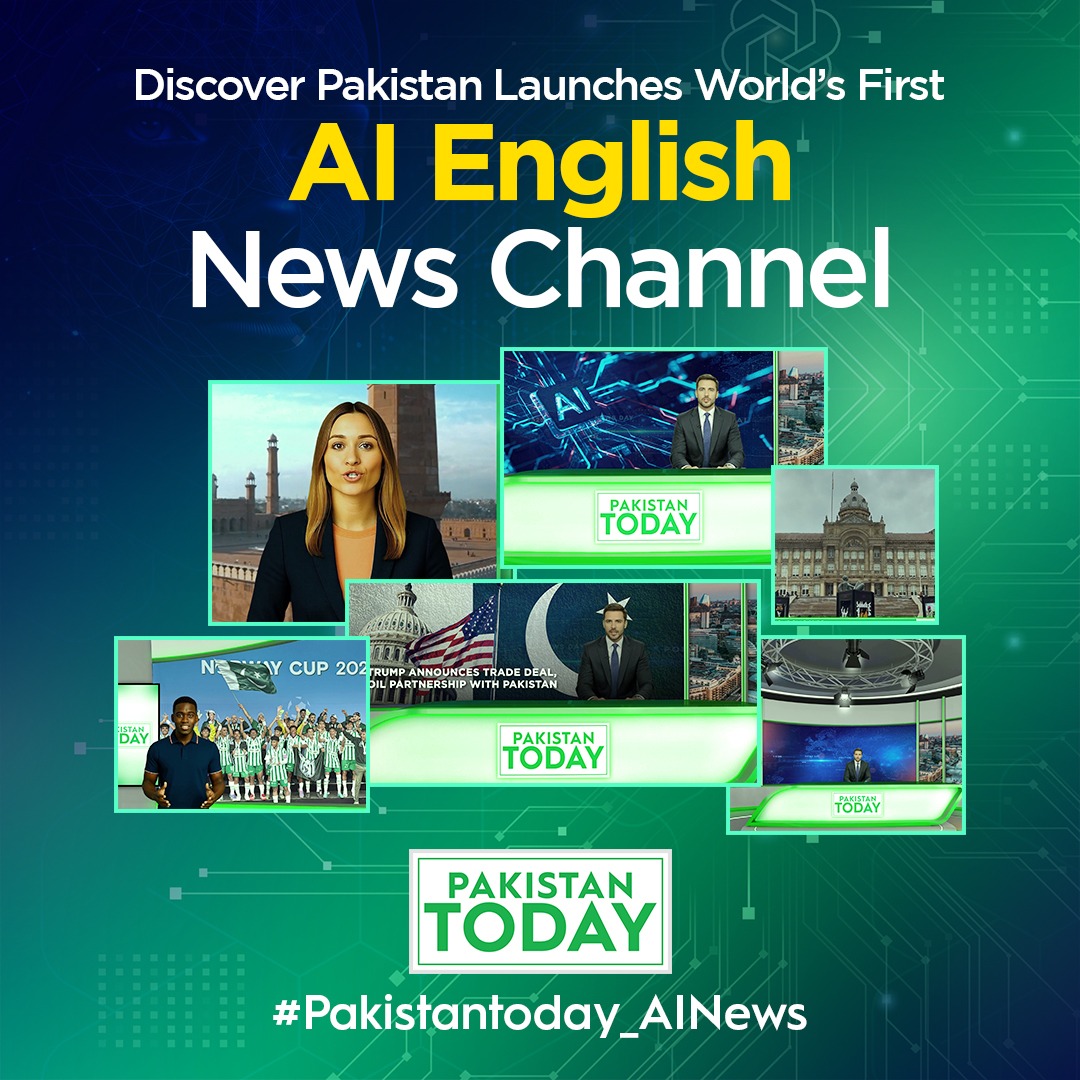 aleena_malik_29's tweet photo. Pakistan leads the world into the future of journalism — with the first-ever AI-powered English news channel #PakistanToday_AINEWS
@PakTodayEngl @kaiserrafiq 
@DiscoverpakTv https://t.co/rlsnLfaLRB
