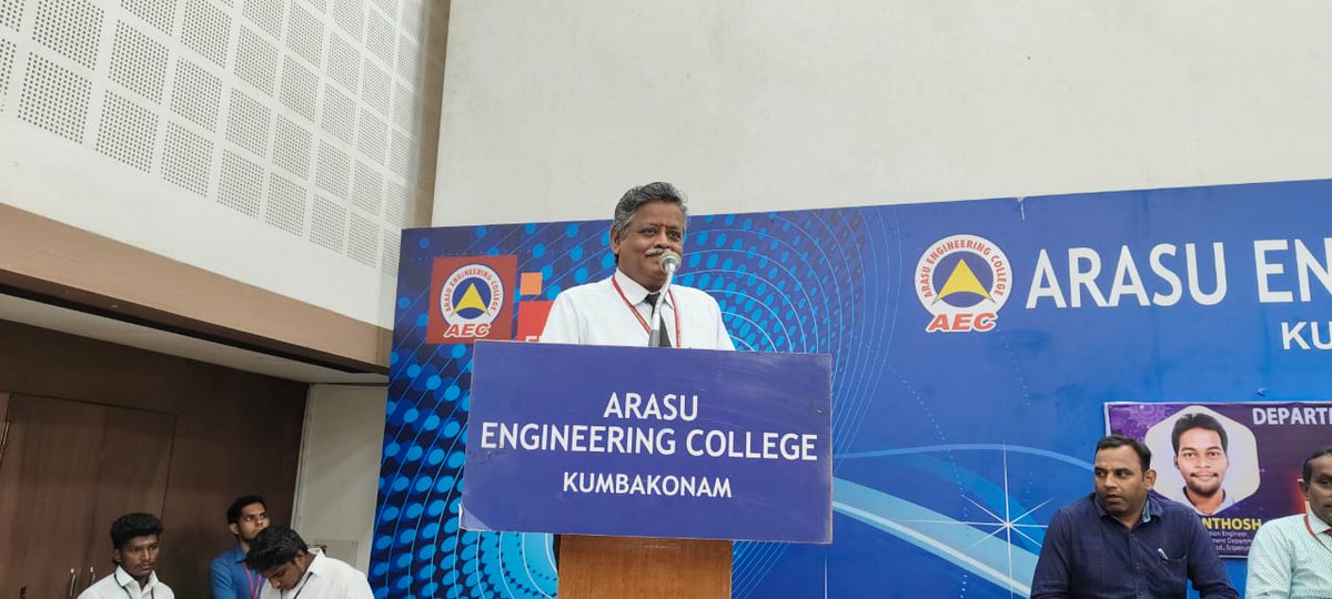 ArasuCollege's tweet photo. Departments of Mechanical &amp; Automobile Engineering successfully conducted Inaugural Function of MechZeal &amp; AFCA (The students' Associations) on 13.08.25.

Arasu Engineering College,
Chennai Main Road,
Kumbakonam - 612 501
Thanjavur District,
Tamilnadu.

#InauguralFunction https://t.co/ZqR6xl3wYq