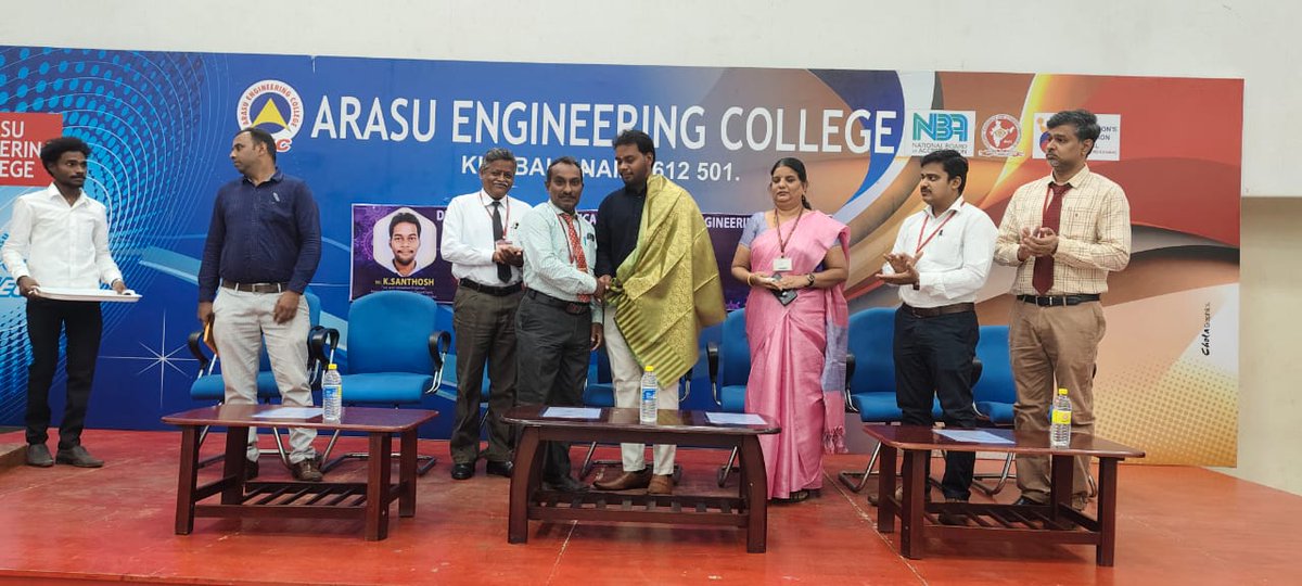 ArasuCollege's tweet photo. Departments of Mechanical &amp; Automobile Engineering successfully conducted Inaugural Function of MechZeal &amp; AFCA (The students' Associations) on 13.08.25.

Arasu Engineering College,
Chennai Main Road,
Kumbakonam - 612 501
Thanjavur District,
Tamilnadu.

#InauguralFunction https://t.co/ZqR6xl3wYq