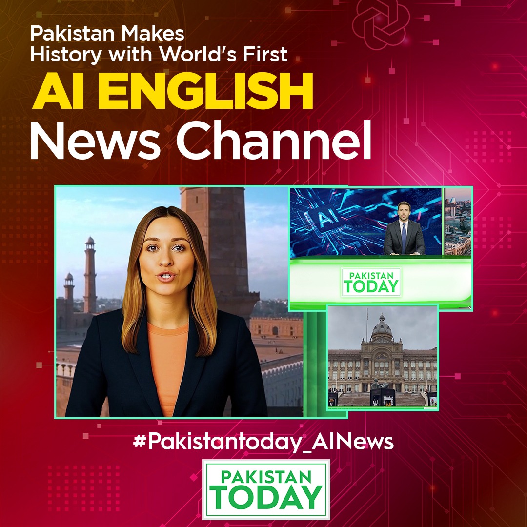 kashifbuttpew's tweet photo. 🇵🇰 PAKISTAN MARKS NEW ERA in journalism! 🌟 Launch of 1st AI-powered English news channel!  Revolutionizing news delivery in Pakistan! 
@PakTodayEngl @kaiserrafiq 
@DiscoverpakTv 
#PakistanToday_AINEWS https://t.co/YYExDoBUGO