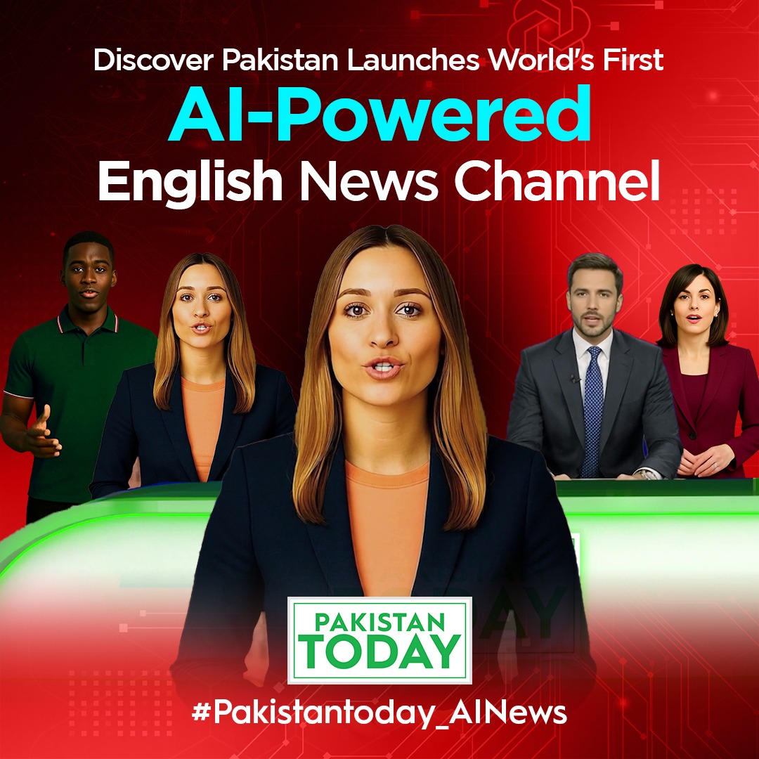 kashifbuttpew's tweet photo. 🇵🇰 PAKISTAN MARKS NEW ERA in journalism! 🌟 Launch of 1st AI-powered English news channel!  Revolutionizing news delivery in Pakistan! 
@PakTodayEngl @kaiserrafiq 
@DiscoverpakTv 
#PakistanToday_AINEWS https://t.co/YYExDoBUGO