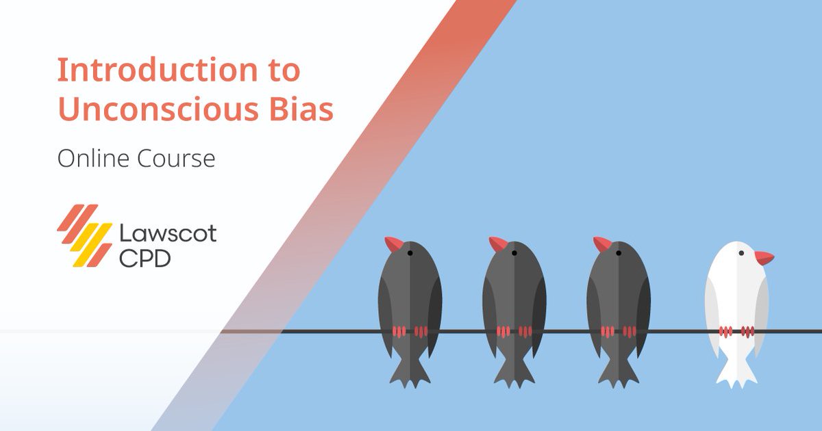 LawscotCPD's tweet photo. 🧠 Understand the impact of unconscious bias in legal practice

Gain insight into how bias can influence decision-making, and explore practical strategies to promote fairness, inclusion and professional integrity in your day-to-day work.

Book now 👇
https://t.co/Nv161y6X6z https://t.co/OUGg8GwAmr