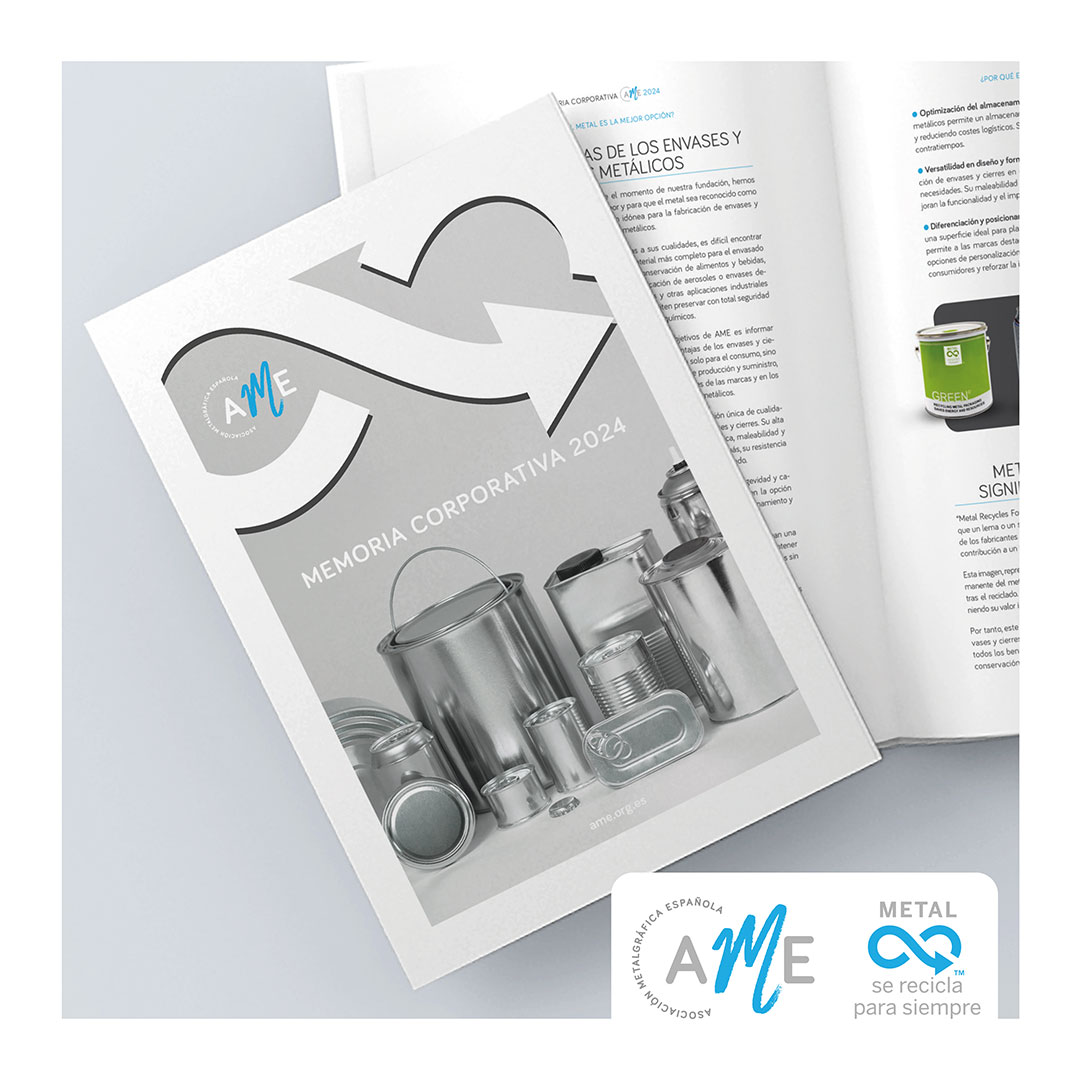 ♻️ La Memoria 2024 de @ametalgraficaes destaca el papel clave de la comunicación para impulsar los beneficios medioambientales del metal: un material sostenible y 100% reciclable. 

📘 Léela aquí: ame.org.es/memoria-ame-20…

#MetalRecyclesForever #EnvaseSostenible