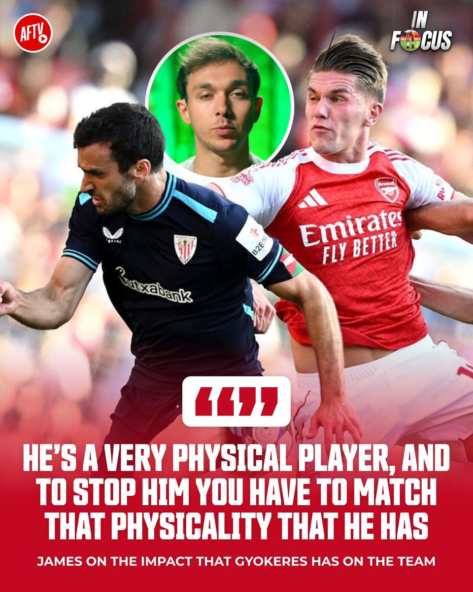 AFTVMedia's tweet image. James thinks Arsenal should move the ball 𝐅𝐀𝐒𝐓𝐄𝐑 and 𝐌𝐎𝐑𝐄 𝐃𝐈𝐑𝐄𝐂𝐓! ⚡

#InFocus