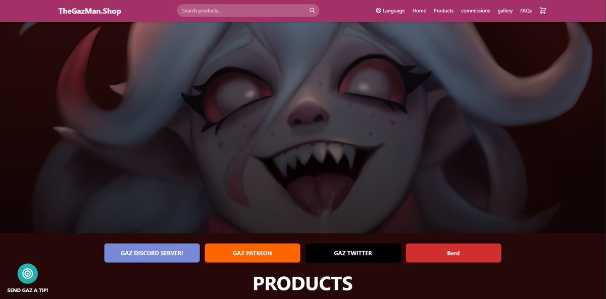 I AM VERY GLAD TO ANNOUNCE THAT THE GAZMAN ONLINE STORE IS OFFICIALLY OPEN AND OPEN!, 
You can buy my daki designs, future lewd figures, printed dakimakura pillows, I will be uploading products as I have them in stock so keep an eye out sometimes: the-gazman.shop