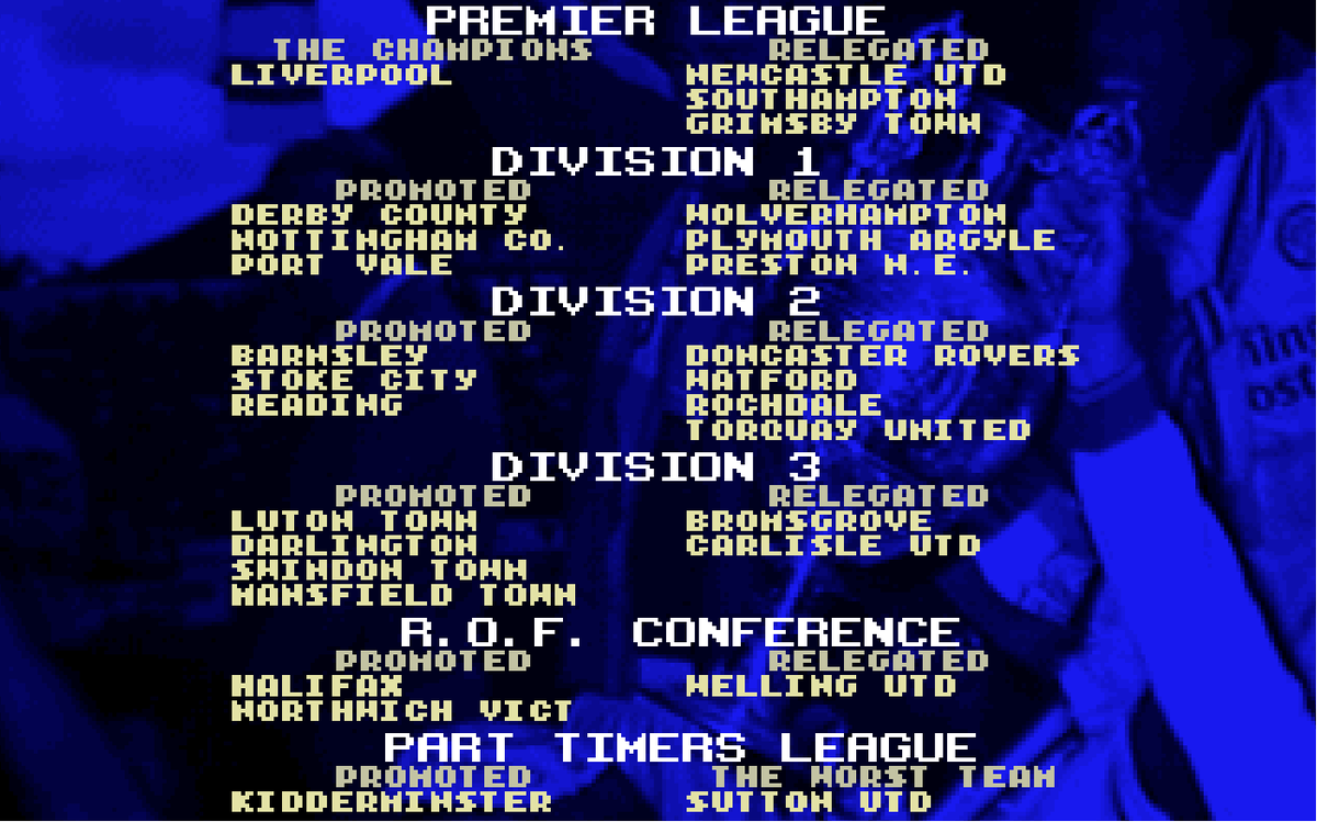 g00nFM's tweet photo. Season 9

Against all odds, we secured our survival in the Premier League with a very respectable 15th place finish.

Also managed to sign a couple of players without crippling the finances too much.

PS: Look at Newcastle scoring just 7 goals in 42 games! https://t.co/ptCn0ayYyk