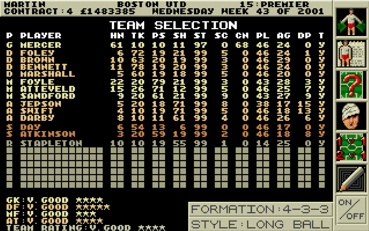 g00nFM's tweet photo. Season 9

Against all odds, we secured our survival in the Premier League with a very respectable 15th place finish.

Also managed to sign a couple of players without crippling the finances too much.

PS: Look at Newcastle scoring just 7 goals in 42 games! https://t.co/ptCn0ayYyk