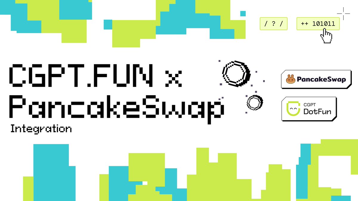 CGPT.Fun x PancakeSwap 集成 像素艺术图