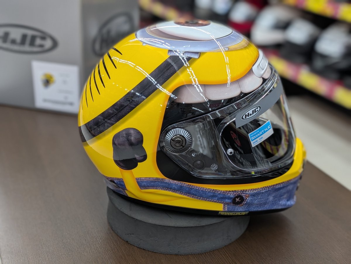 ナップス岡山店です！ 「HJCヘルメット V10 ミニオンズ スチュアート 