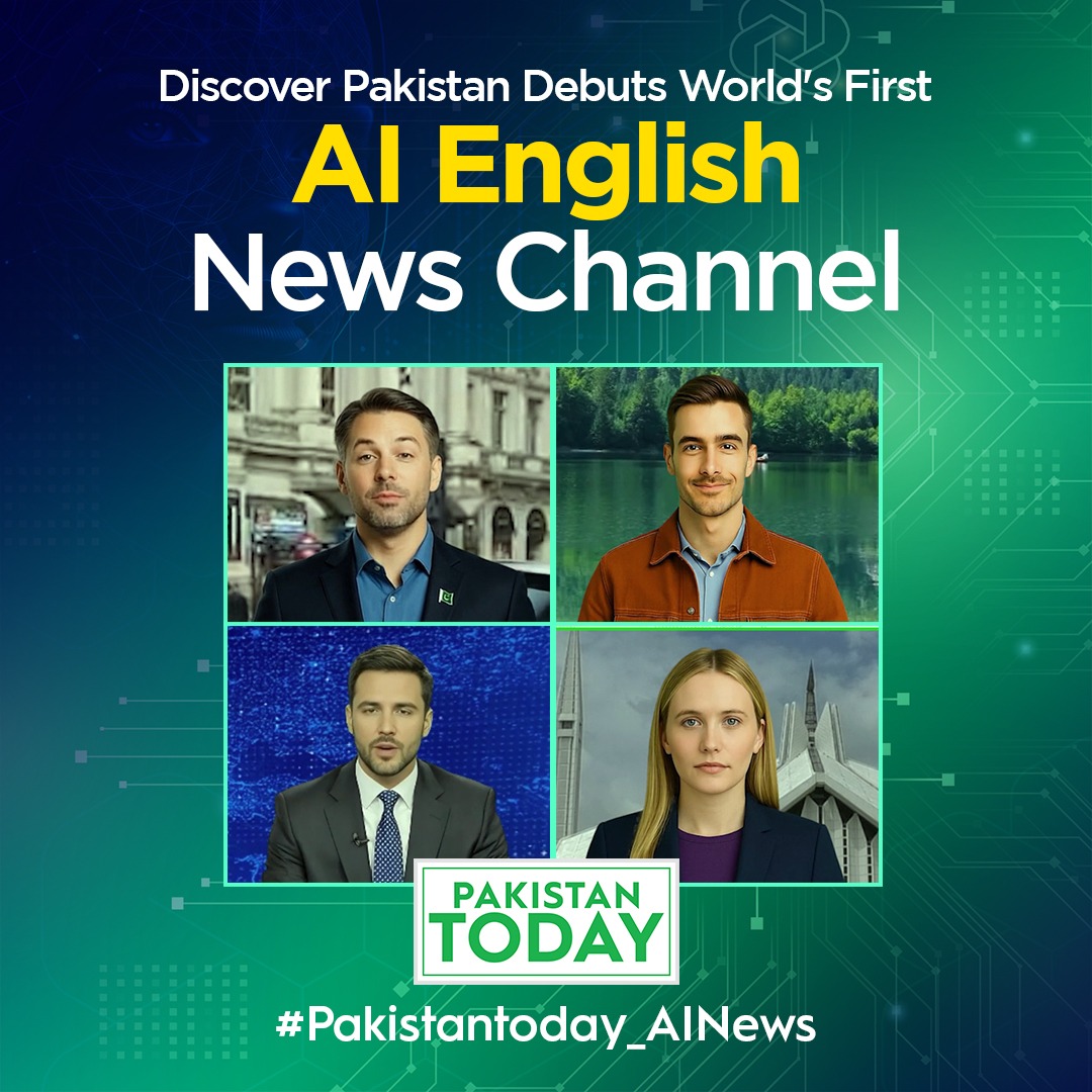 Pakistan didn’t just wait for the future it built it. With Dr. Kaiser Rafiq’s vision, AI journalism is now a proud Pakistani reality, inspiring the world. 
@PakTodayEngl <a href="/kaiserrafiq/">Dr kaiser Rafiq</a> 
<a href="/DiscoverpakTv/">Discover Pakistan TV</a> 
#PakistanToday_AINEWS
