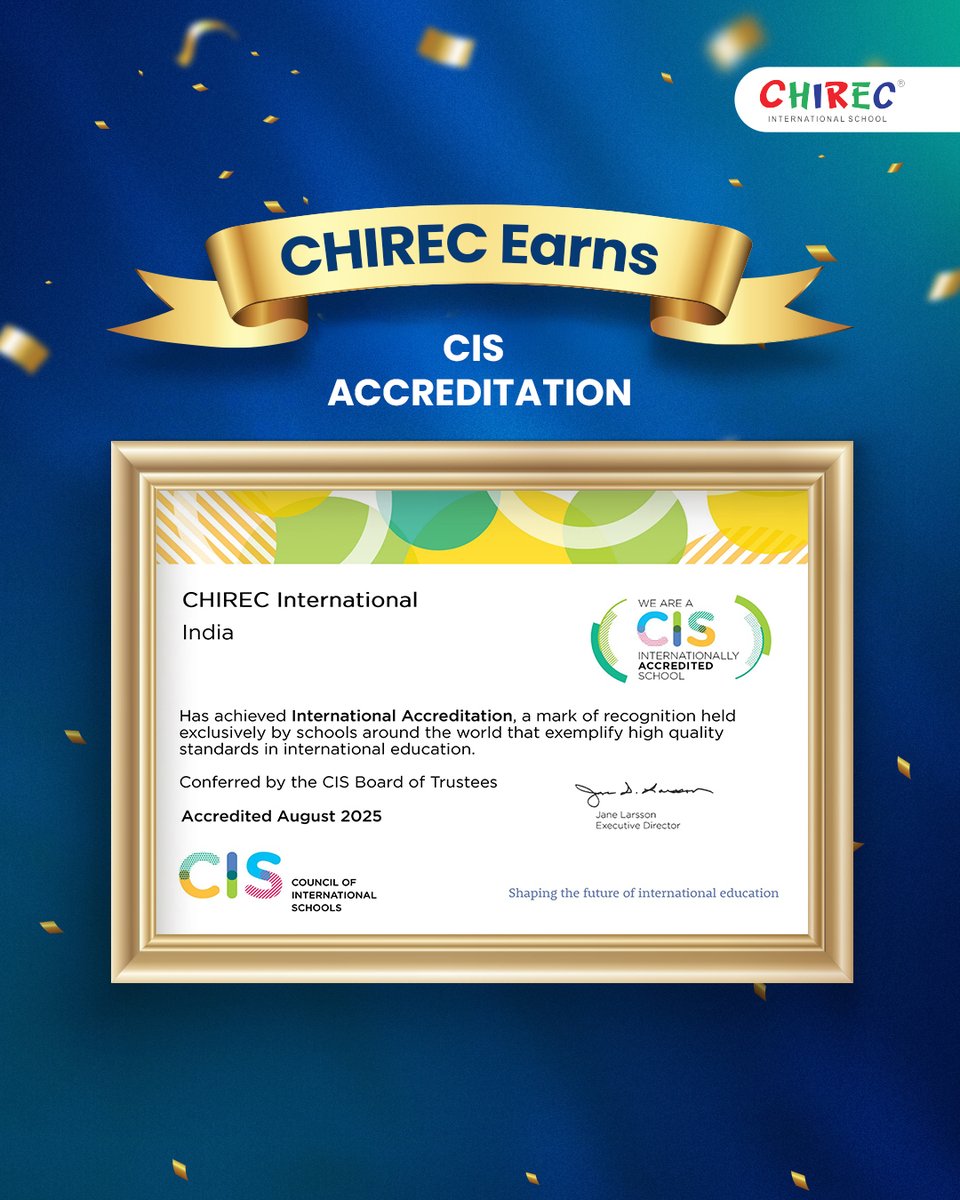 CHIREC International School tweet media