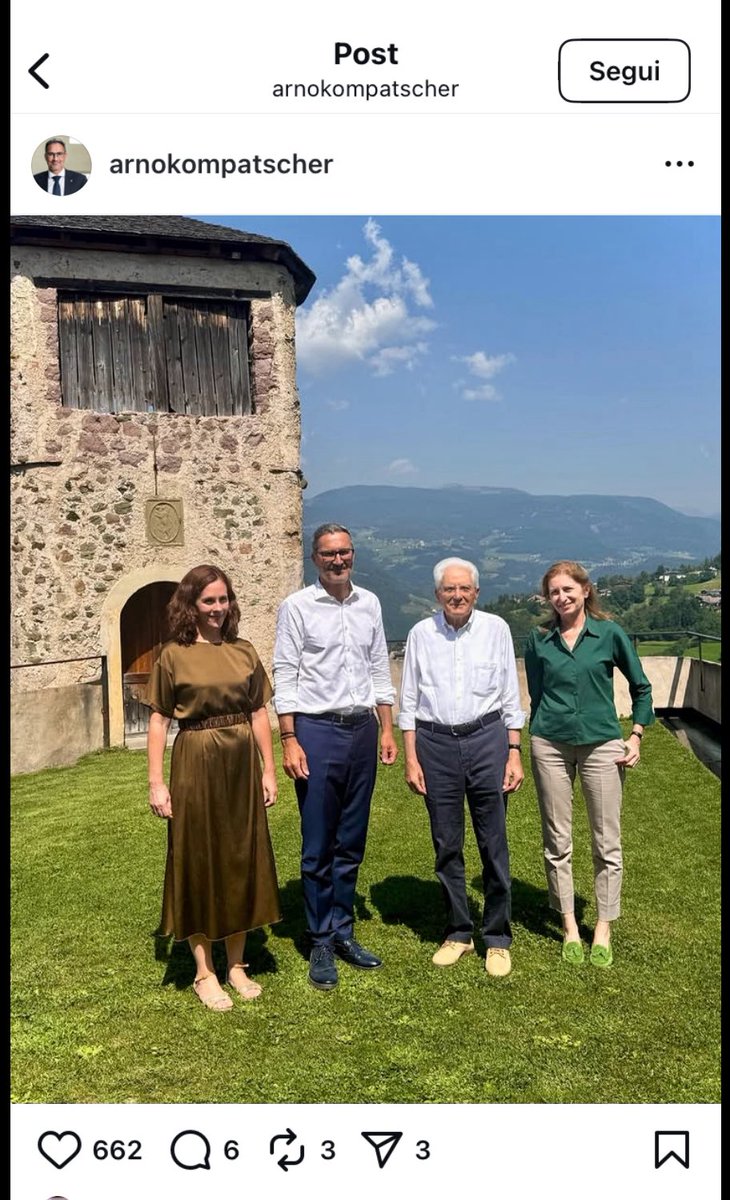 lucianoghelfi's tweet image. Incontro fra il presidente #Mattarella in vacanza in #AltoAdige, e il presidente della Provincia di #Bolzano Arno #Kompatscher
