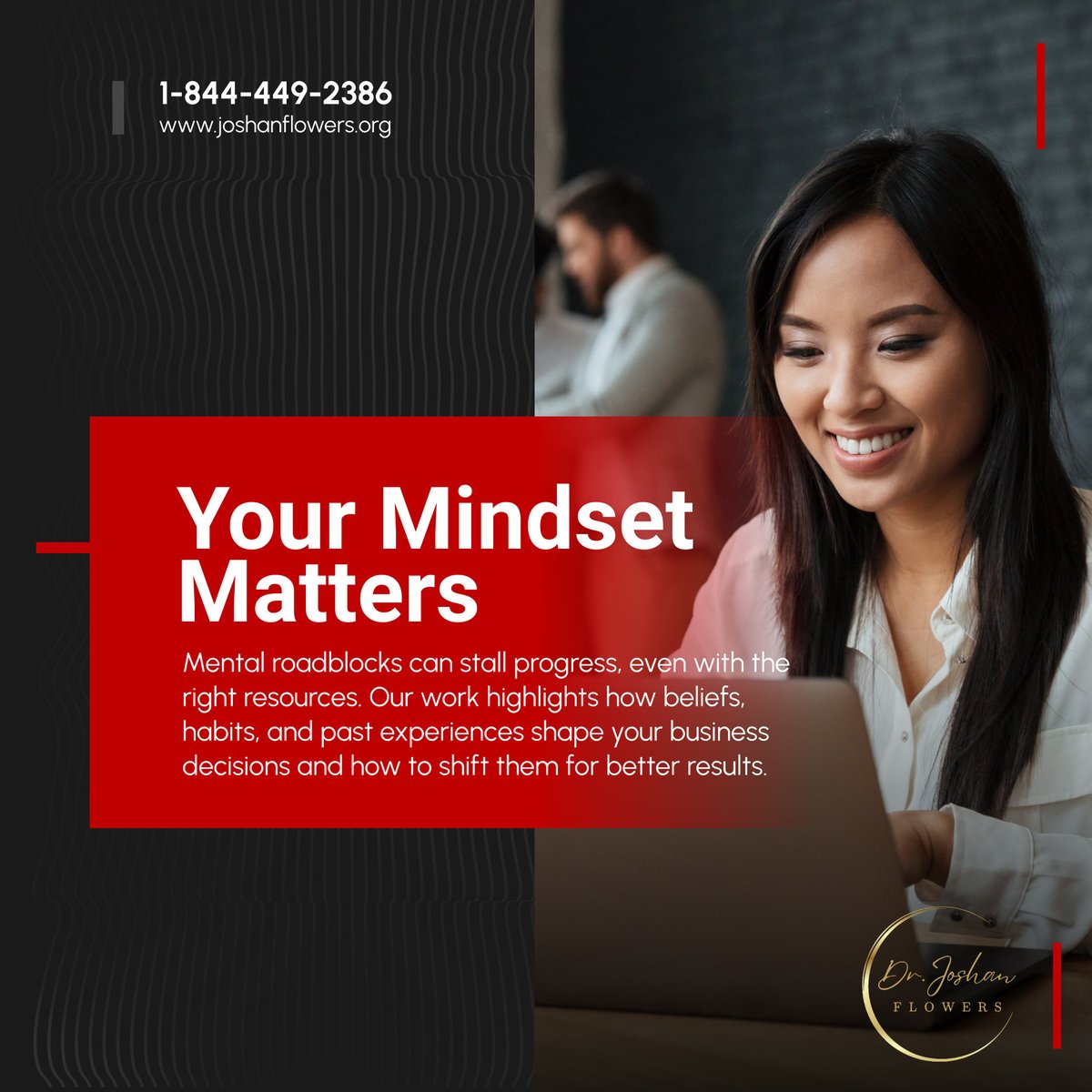 DrJoshanFlowers's tweet image. 🧠 Your mindset sets the pace. At Dr. Joshan Flowers, we focus on helping you uncover the mental patterns holding you back and develop the habits that push you forward. 🌟 

#BusinessConsultingAndPersonalDevelopmentCoach #FortWashingtonMD #MindsetOverEverything