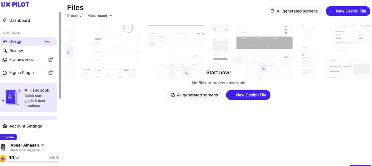 الموقع الي بيقعد بقلبك ولا راح يطلع منه .. !!

هذا الموقع خاص بتصميم واجهات المستخدم  ولكنه بطل البطل ، كل شي بالذكاء الاصطناعي ، كل شي يتم بسرعة ، والأحلى مميزاته :
توليد تصاميم واجهات (UI) من نصوص بسرعة.
تصميم Wireframes و تصاميم عالية الجودة.
تصدير مباشر إلى Figma أو كود جاهز.