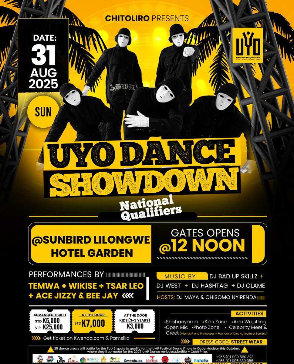 25 dance crews will battle it out. This will be a family friendly event, feel free to bring your bundles of joy.