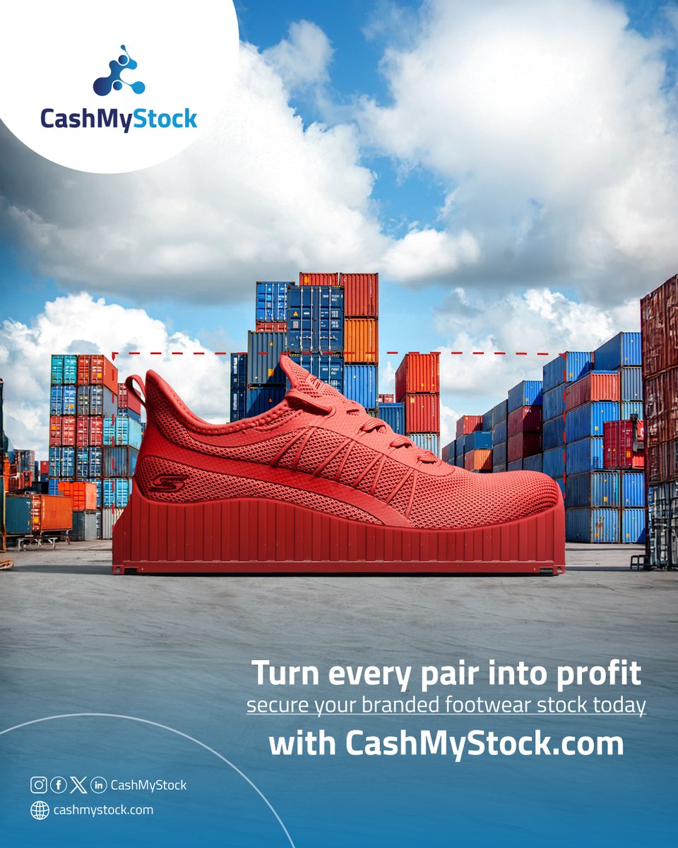 CashMyStock's tweet photo. 📦 Get branded footwear liquidation deals direct from Jebel Ali, Dubai, and Riyadh!
From Skechers to Adidas and Nike, verified wholesale lots.
💼 Perfect for wholesalers, online stores, and regional distributors.
🔗 Explore now: https://t.co/6jmGmO4bg2 https://t.co/2aIQav8ivX