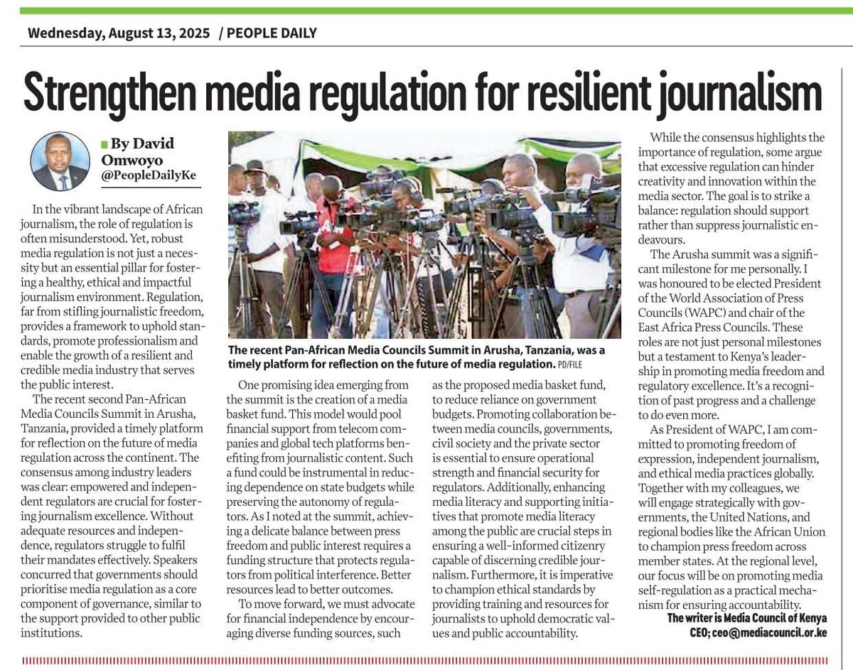 Regulation, when done well, can save the media