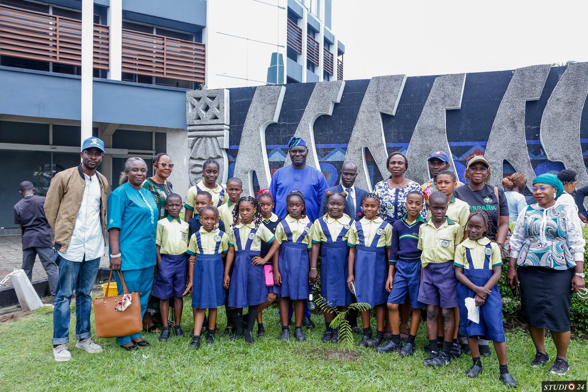 BappaFoundation's tweet photo. Today, our little @BappaFoundation joined the MDs of LASPARK, HopeAlive &amp; Lagos Commissioner for  Environment to plant trees at the beautiful NIIA, Lagos.

Trees are the most profound legacies we can leave behind
A promise to the future &amp; a gift to generations we will never meet. https://t.co/g0G1oAWXiK