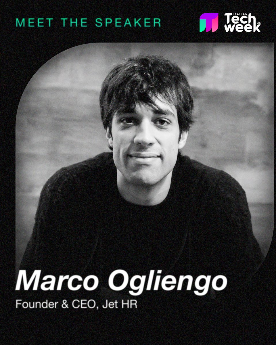 Marco Ogliengo started <a href="/ProntoPro_it/">ProntoPro</a> after a <a href="/ycombinator/">Y Combinator</a> course.
Now he runs Jet HR, just closed a €25M round 💰, and still hates bureaucracy enough to fix it 🧾.

Hear him at #ITW25 — Oct 1–3, Torino. No fluff, just real talk.