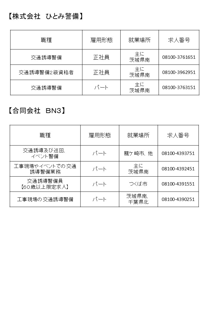 hw_ryuugasaki's tweet photo. お仕事を探しの皆さまへ
8⽉26⽇(⽕)ハローワーク⿓ケ崎にて警備業ミニ⾯接会を開催します。予 約・⾃由参加併⽤制です。予約の⽅優先となっておりますので、ご興味のある⽅は是⾮ご連絡ください。 #面接会 #警備 #ひとみ警備 #BN3 #ハローワーク龍ケ崎 #求職活動 https://t.co/9z20fI0uah