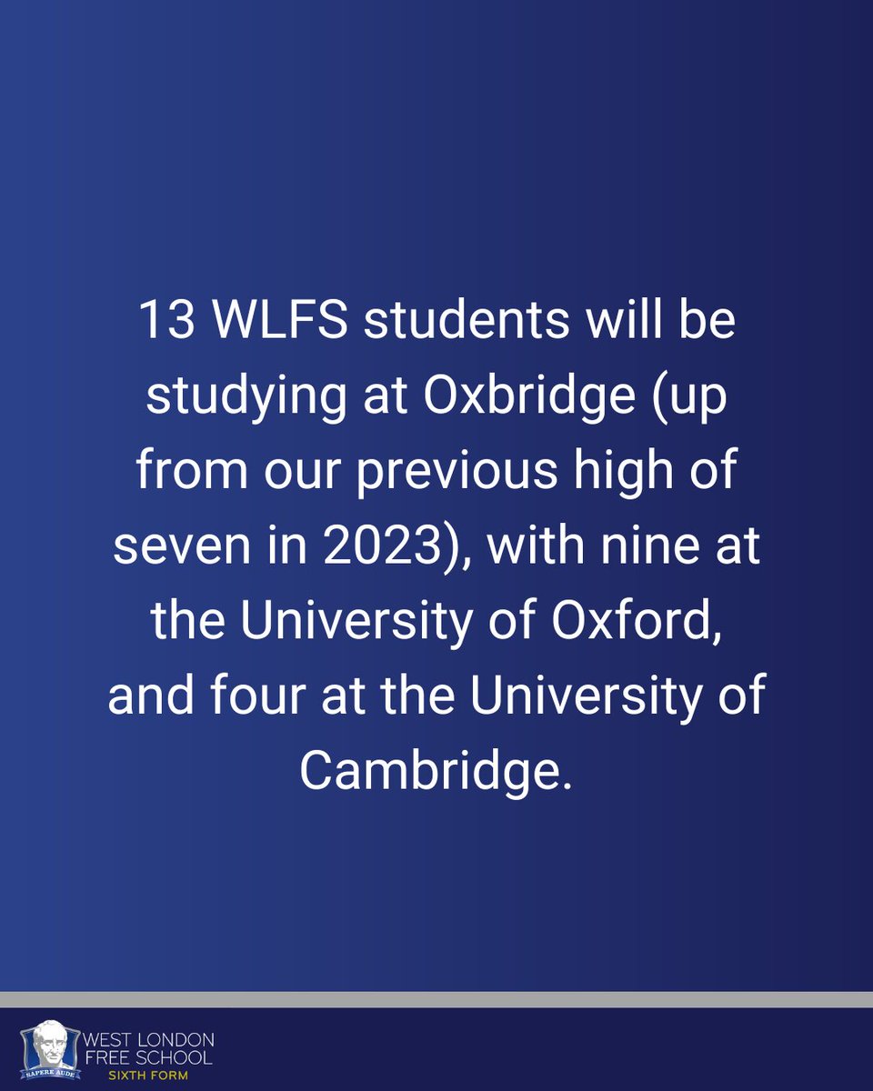 West London Free School Sixth Form tweet media